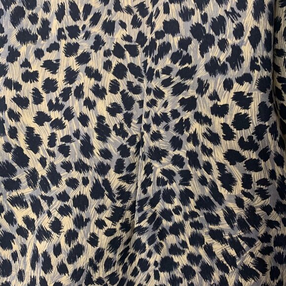 Vintage Silk Icon Collection Leopard Print Silk Button Down Shirt Women’s Large - Picture 7 of 11